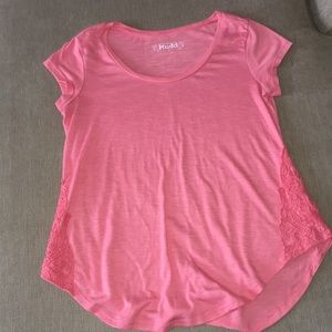 Mudd Juniors shirt. Peach, size S